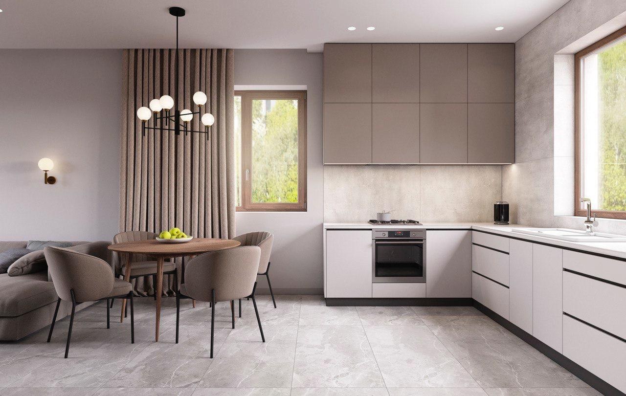Contemporary kitchen & dining — photo 1